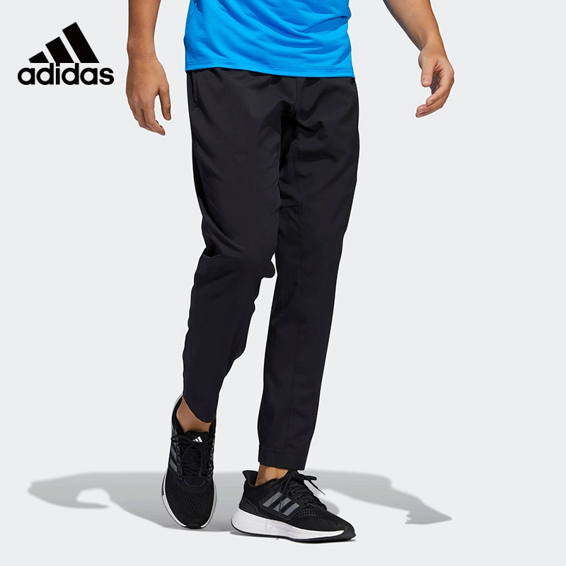 正品Adidas阿迪达斯男子新款薄款运动束脚收口休闲小脚长裤HF8984