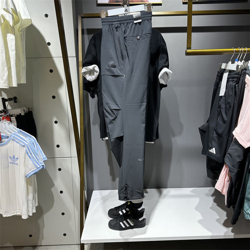 阿迪达斯男子跑步运动训练长裤