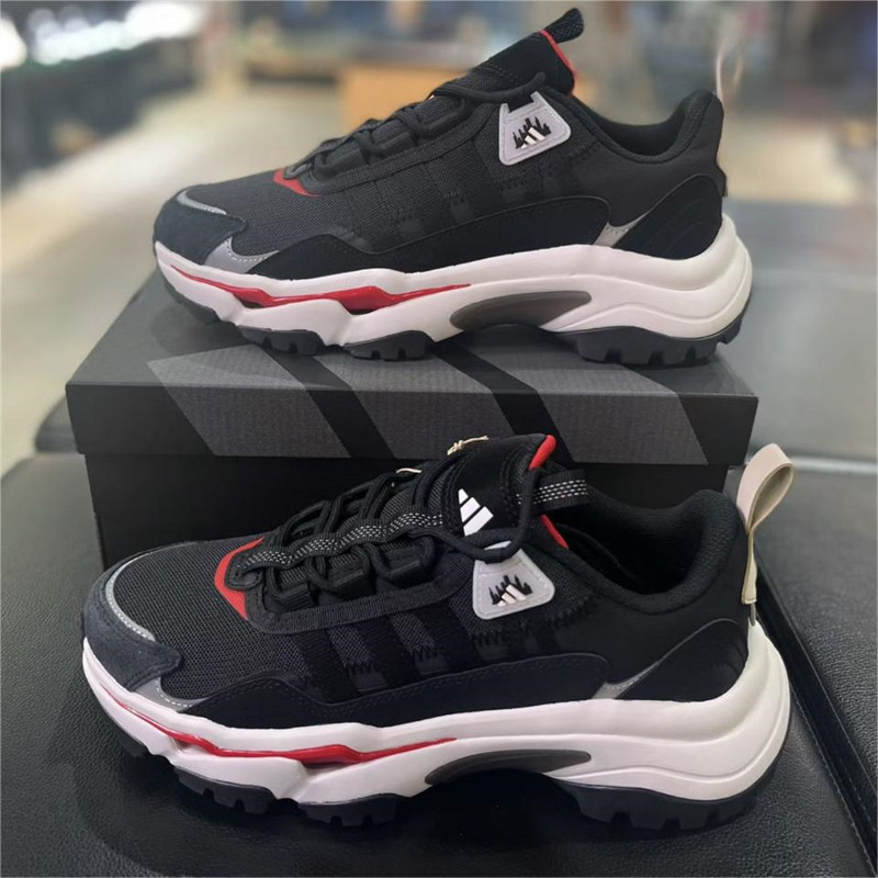 正品Adidas阿迪达斯男女新年春红色运动休闲跑步鞋IG2237 IF6887