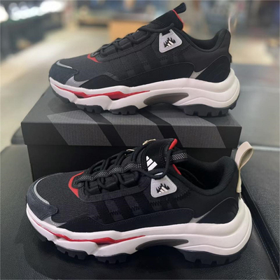 正品Adidas阿迪达斯男女新年春红色运动休闲跑步鞋IG2237 IF6887