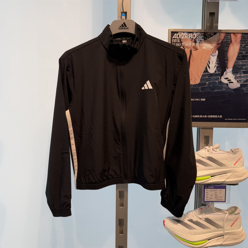 阿迪达斯女休闲薄外套上衣夹克