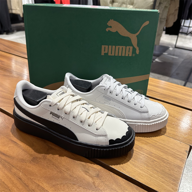 正品PUMA/彪马春秋季新款女子复古松糕鞋低帮休闲运动鞋398910-01
