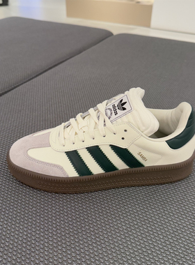 Adidas阿迪达斯三叶草男女休闲板鞋SAMBAXLG运动T头德训鞋 IE3911