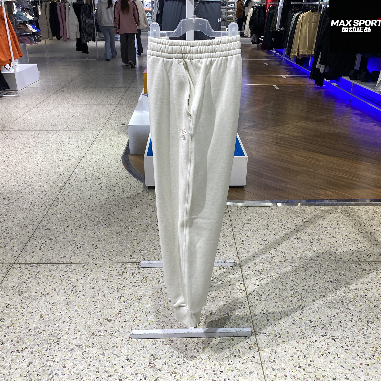 MLB男女加绒长裤保暖卫裤