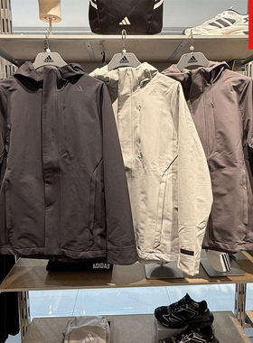 Adidas阿迪达斯男子加厚外套25秋冬武宗保暖连帽夹克KC5913 14 15