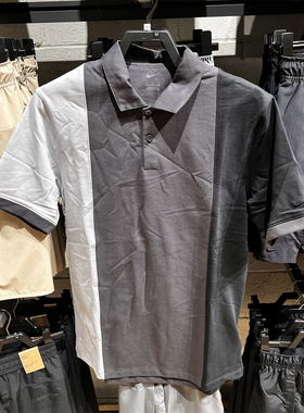 NIKE耐克男子短袖POLO衫25新款拼接撞色高尔夫运动休闲T恤 HM5650