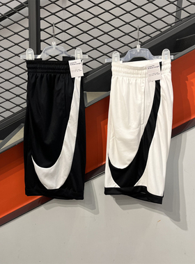 正品Nike/耐克男子大勾子篮球运动宽松健身透气短裤 DH6763-100