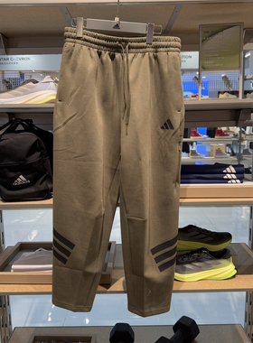 Adidas阿迪达斯男休闲裤2025春新款三条纹透气运动长裤JD4891 89