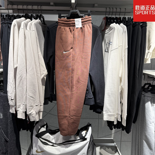 耐克女子加绒长裤运动休闲卫裤