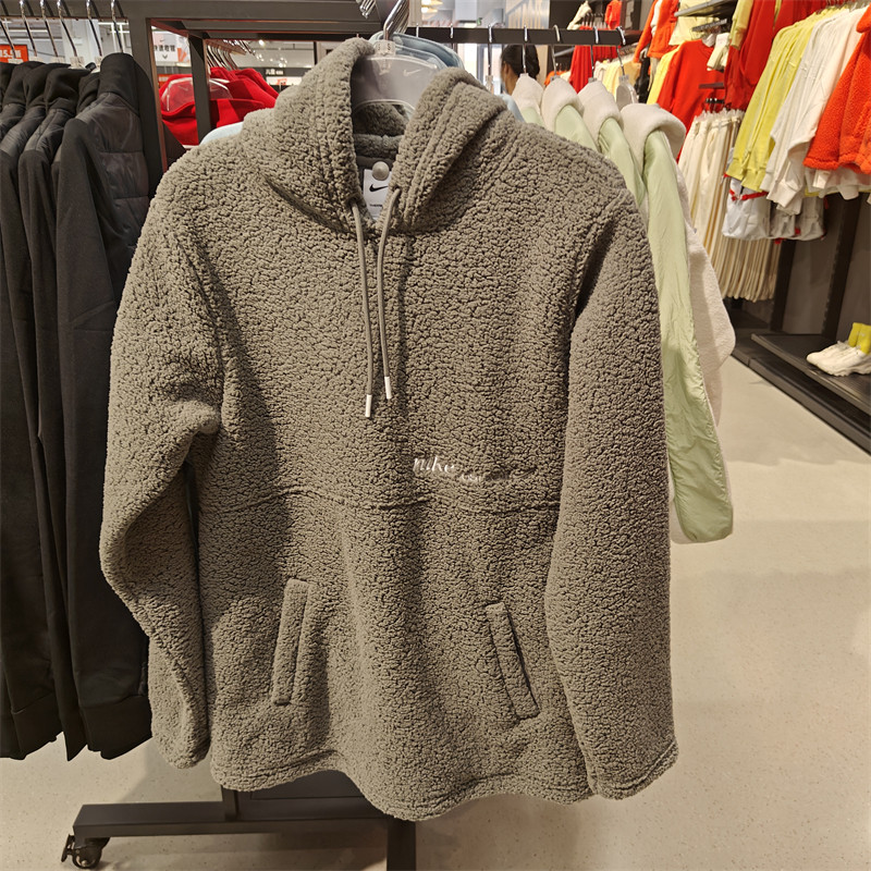 正品NIKE/耐克女子运动休闲加绒保暖长袖连帽套头卫衣DQ6237-029,运动服/休闲服装,运动卫衣/套头衫,淘宝优惠券,粉丝福利购,淘宝优惠卷