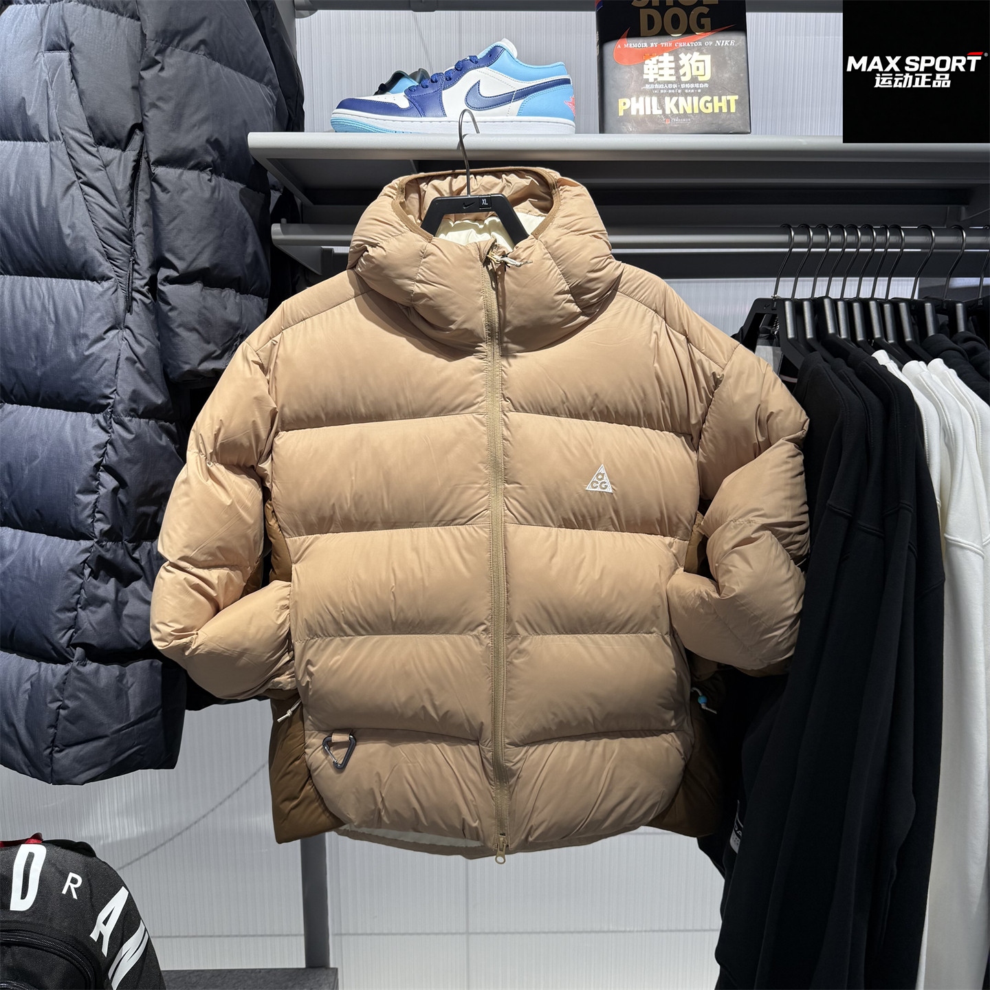 NIKE耐克男子棉服ACG户外宽松连帽夹克冬加厚保暖轻便外套FV8911