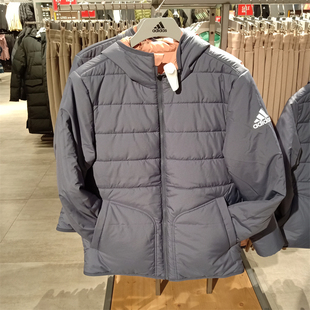 正品 Adidas阿迪达斯冬男子双面穿外套休闲新年保暖防风棉服HY7220