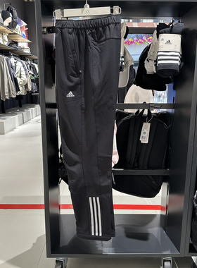 正品Adidas阿迪达斯男装薄绒长裤秋冬新款加绒保暖运动裤JG8518