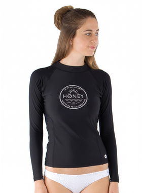 澳洲OE冲浪防晒衣水母衣女士Blazer L/S Surf Rash Vest UPF50+
