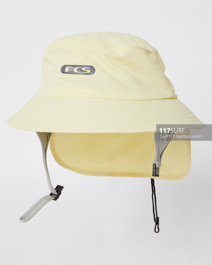 FCS新款冲浪帽渔夫帽遮阳帽ESSENTIAL SURF BUCKET HAT UPF50