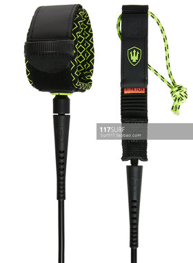 澳洲FK SURF冲浪板脚绳ULTIMATE PRO COMP轻量化6尺 6FT6MM Leash
