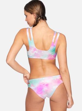 Hurley冲浪比基尼下装Max Head In The Clouds Moderate Bottom