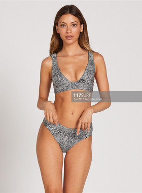 VOLCOM冲浪比基尼上衣 COCO HALTER BIKINI TOP - BLACK