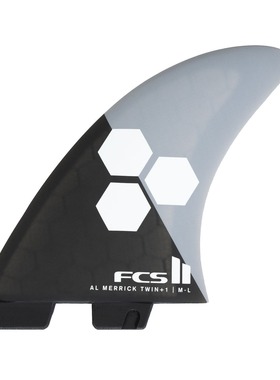 FCS II冲浪板尾鳍尾舵AM Al Merrick Twin+Stabiliser Fin Set