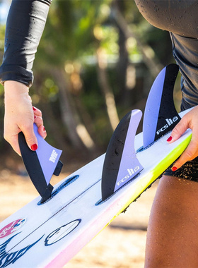 原装正版进口 FCS II冲浪板尾舵 短板 MF MICK FANNING TRI FINS