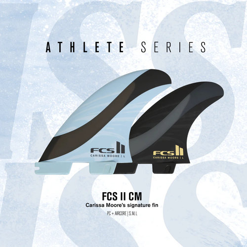 FCS II冲浪板尾舵短板 新款CM CARISSA MOORE SIGNATURE TRI FIN