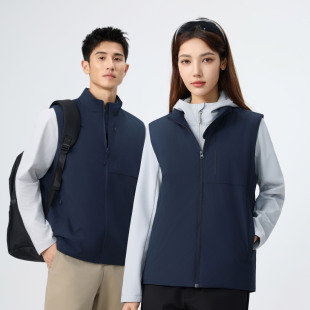 3M新雪丽立领一体科技棉马甲25年秋冬新款外穿商务防泼水内搭棉服