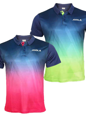 正品JOOLA优拉尤拉乒乓球衣服套装男女款比赛服短袖T恤速干2204