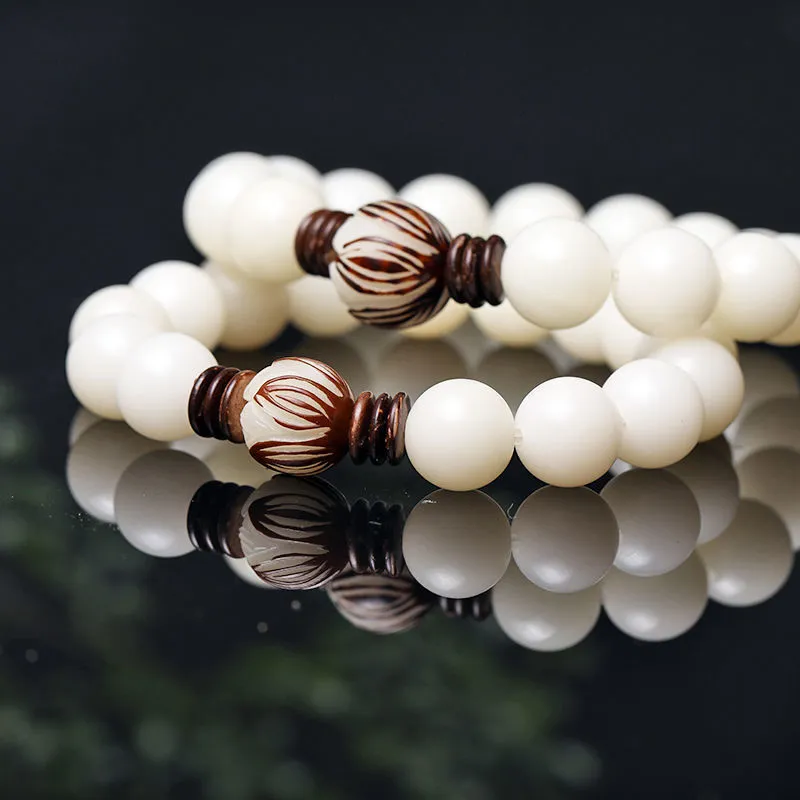 男女菩提子手串莲花手链