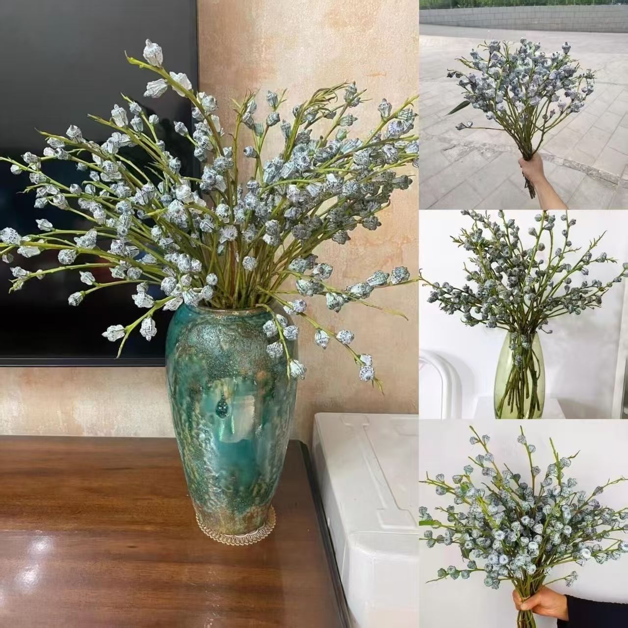 钻石尤加利果 黄金球干花花材 新鲜采摘 云南基地 夏日不死鸟