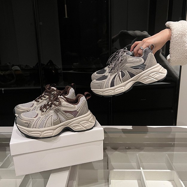 【sheii苏茵茵】日耳曼女孩~复古厚底增高运动休闲跑步鞋女老爹鞋