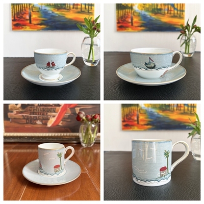 Wedgwood骨瓷下午茶茶杯碟