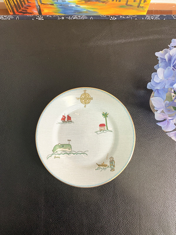 wedgwood sailors设计师kit kemp水手系列骨瓷平盘餐盘多款可选