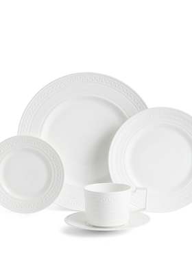 现货 礼盒装 威基伍德意大利浮雕Intaglio 骨瓷欧式下午茶五件套