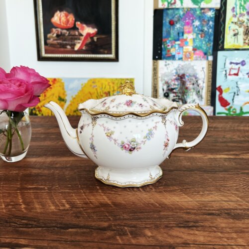 英制现货无盒安东尼中号茶壶骨瓷