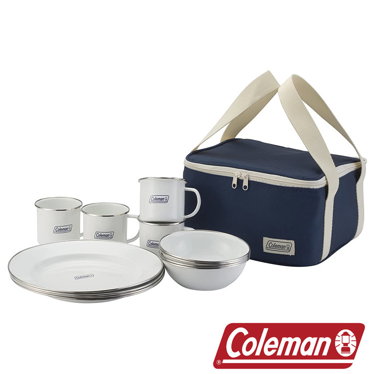 户外露营套装搪瓷餐具coleman