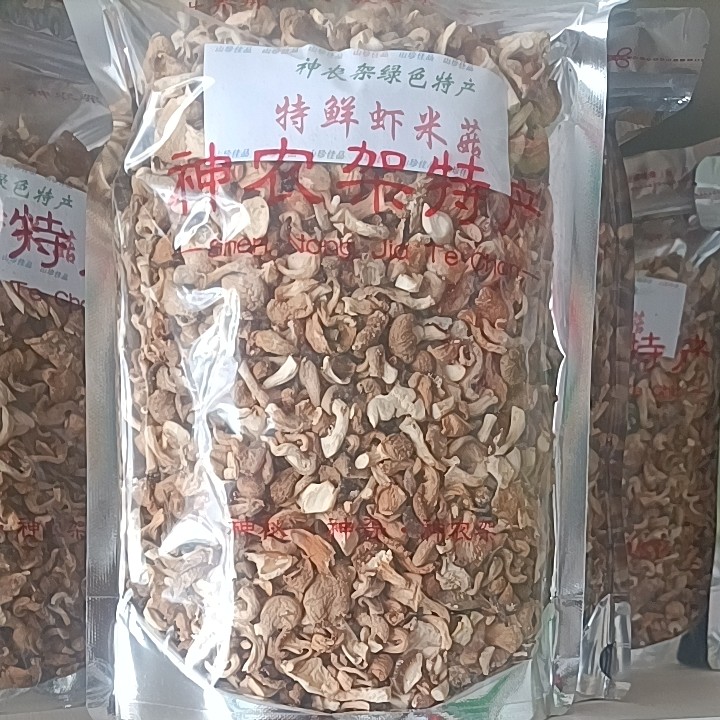 神农架特大个虾米菇500克山珍野味蘑菇贵一点好很多。2件包邮。