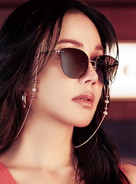 VEDI VERO墨镜女款防紫外线严正花同款高级感猫眼大脸太阳镜VVA33