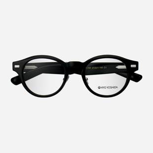 日本吉田京眼镜框男款 大脸手工眼镜架150 全框板材商务潮流女时尚