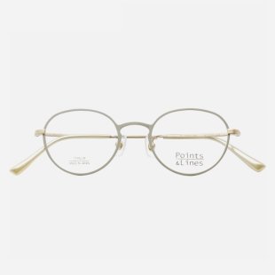 Points 男复古金丝眼镜架3001 Lines手工眼镜框女近视可配纯钛轻款