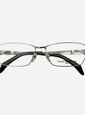 Masaki Matsushima松岛正树眼镜框男近视可配纯钛超轻眼镜架1248