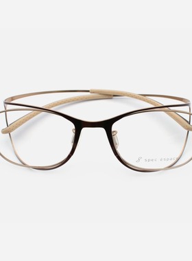 SPEC ESPACE手工眼镜框男纯钛超轻方框运动防滑近视眼镜架ES1962