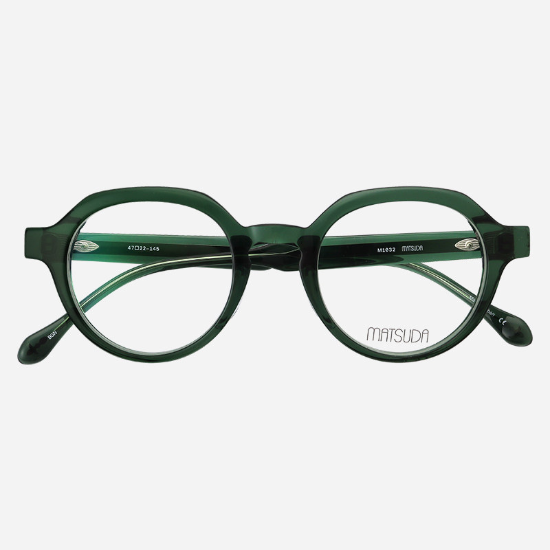 日本MATSUDA松田眼镜框男款复古黑框全框时尚商务板材眼镜架M1032