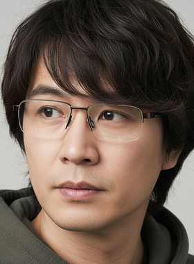 Porsche Design保时捷眼镜框超轻商务大脸金属半框时尚眼镜架8747
