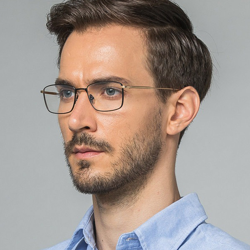 日本Masunaga商务斯文纯钛眼镜框