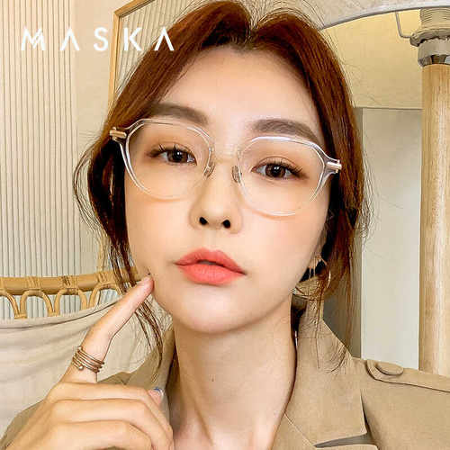 韩国MASKA超轻纯钛时尚眼镜框