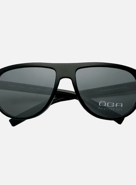 法国OGA偏光墨镜男潮流方框驾驶开车专用大脸加宽眼镜太阳镜7868