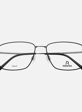 RODENSTOCK罗敦司得眼镜架超轻大脸方框纯钛眼镜框男近视可配7106