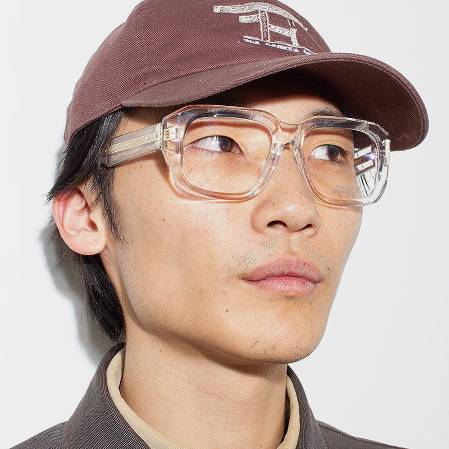 日本MATSUDA松田眼镜框男款全框潮流复古方形透明板材眼镜架M1036