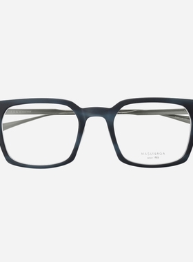 日本Masunaga增永眼镜框男款近视纯钛复古超轻方框商务眼镜架TONA