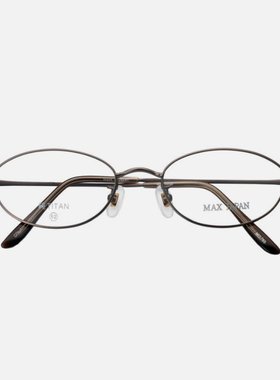MAX JAPAN日本手工眼镜框男女近视复古纯钛超轻圆框小脸眼镜架765